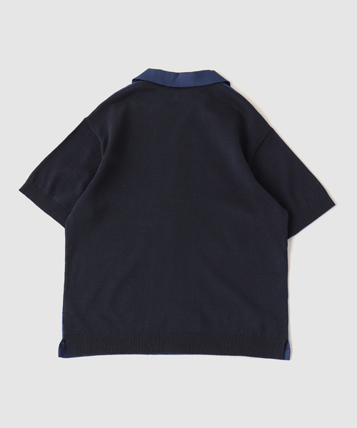 EDIFICE（エディフィス）の「リネン コンビネーション シャツ（シャツ/ブラウス・メンズ・ネイビー/ベージュ・SMALL/LARGE/MEDIUM）」の7枚目の写真