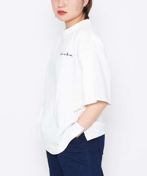 DOUBLE STEAL(ダブルスティール)の「Sun Town Tee(Tシャツ/カットソー・レディース・ホワイト/サックスブルー/ラベンダー・FREE)」の12枚目の写真