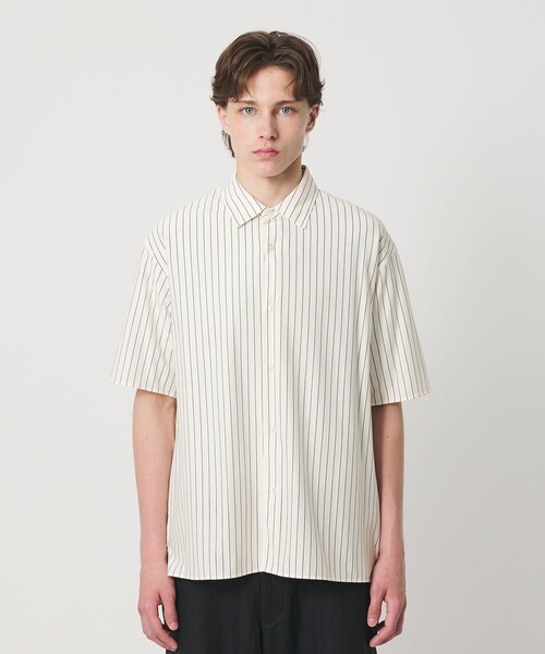 BEAUTY&YOUTH UNITED ARROWS(ビューティーアンドユースユナイテッドアローズ)の「カネマサ莫大小 ストライプ スクエア フィット レギュラー シャツ(シャツ/ブラウス・メンズ・ロイヤルブルー/オフホワイト・M/L/XL/S)」の8枚目の写真