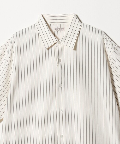 BEAUTY&YOUTH UNITED ARROWS(ビューティーアンドユースユナイテッドアローズ)の「カネマサ莫大小 ストライプ スクエア フィット レギュラー シャツ(シャツ/ブラウス・メンズ・ロイヤルブルー/オフホワイト・M/L/XL/S)」の18枚目の写真