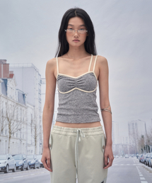 DELL TERRY SLEEVELESS TOP_M.GREY