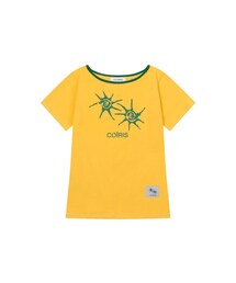 ソルナワンショルダーカラー配色半袖Tシャツ(13カラー)