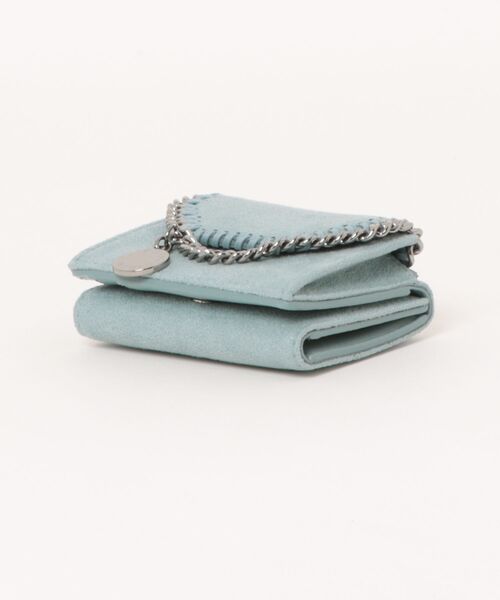 STELLA McCARTNEY(ステラマッカートニー)の「Falabella Trifold Wallet / ファラベラ トリフォールド ウォレット(財布・レディース・ライトブルー・ONE SIZE)」の3枚目の写真