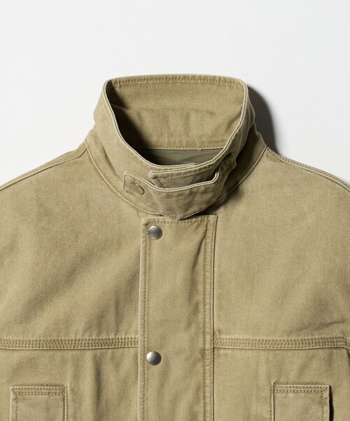 H BEAUTY&YOUTH UNITED ARROWS(エイチビューティーアンドユースユナイテッドアローズ)の「<H>ヴィンテージツイル ハーフブルゾン(その他アウター・レディース・ダークグレー/ベージュ・S)」の10枚目の写真