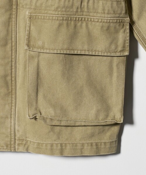 H BEAUTY&YOUTH UNITED ARROWS(エイチビューティーアンドユースユナイテッドアローズ)の「<H>ヴィンテージツイル ハーフブルゾン(その他アウター・レディース・ダークグレー/ベージュ・S)」の12枚目の写真