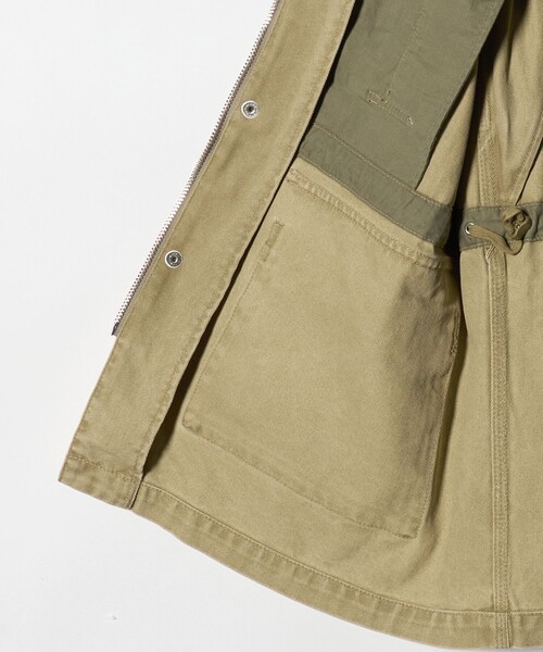 H BEAUTY&YOUTH UNITED ARROWS(エイチビューティーアンドユースユナイテッドアローズ)の「<H>ヴィンテージツイル ハーフブルゾン(その他アウター・レディース・ダークグレー/ベージュ・S)」の18枚目の写真