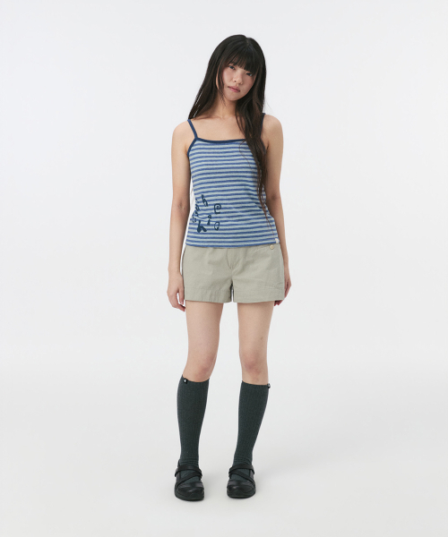 OHESHIO(オヘシオ)の「FLORAL DETAIL COTTON SHORTS, KHAKI GRAY(その他パンツ・レディース・その他・1/2)」の8枚目の写真