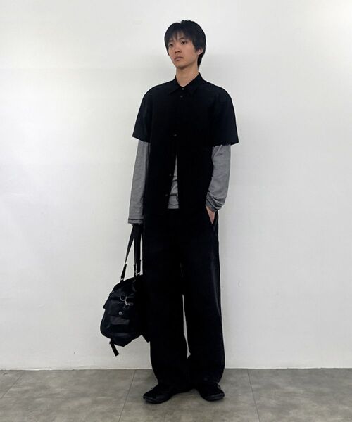 MISEKISEOUL MEN(ミセキソウルメンズ)の「Stitch semi wide jeans BLACK(デニムパンツ・メンズ・その他・1/2/3)」の6枚目の写真