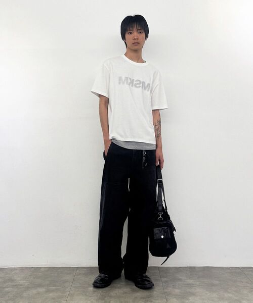MISEKISEOUL MEN(ミセキソウルメンズ)の「Stitch semi wide jeans BLACK(デニムパンツ・メンズ・その他・1/2/3)」の8枚目の写真