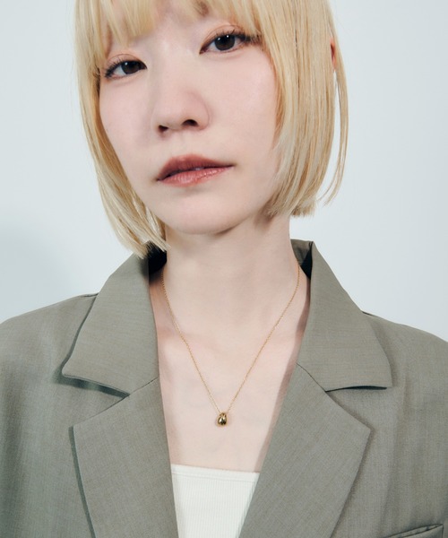 GOLDY(ゴールディ)の「【金属アレルギー軽減】ニュアンス ドロップ スライド ステンレス ネックレス(ネックレス・レディース・ゴールド/シルバー・FREE)」の6枚目の写真
