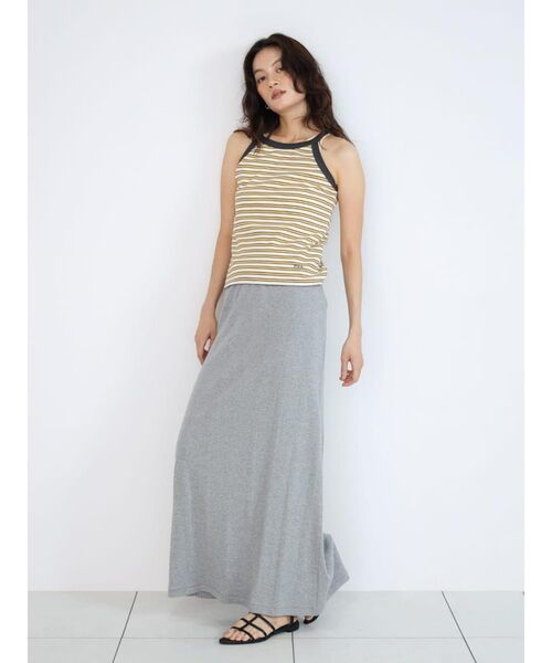 FIKA.（フィーカ）の「American sleeve border tank top（キャミソール・レディース・ブラック/グリーン系その他3/カーキ・FREE）」の11枚目の写真