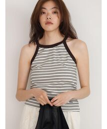 American sleeve border tank top
