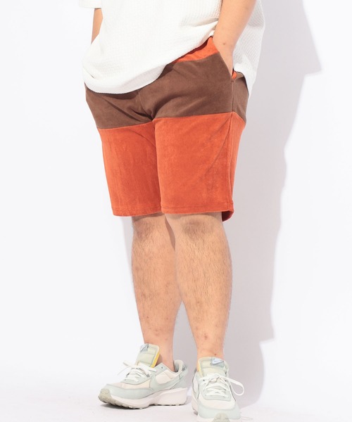 B&T CLUB(ビーティークラブ)の「ショート パンツ パイル ハーフパンツ 短パン メンズ 大きいサイズ ストレッチ 切替配色 パイルショーツ アウトドア レジャー 海 川 夏 B&T CLUB ビーアンドティークラブ(その他パンツ・メンズ・オレンジ/グレー/グリーン・X2(4L~5L)/X1(3L~4L)/X3(6L~7L)/X4(8L~9L))」の10枚目の写真