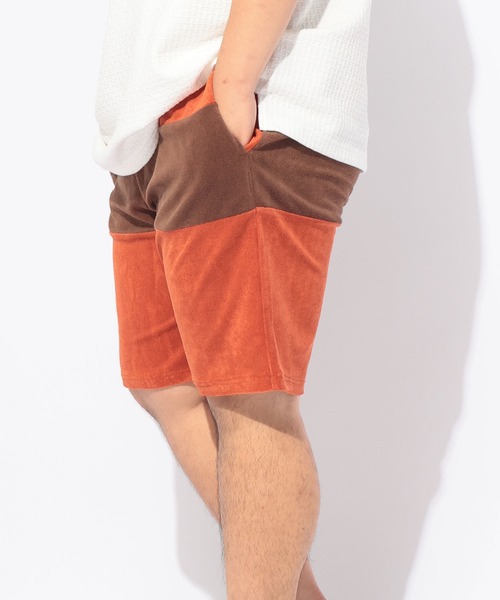 B&T CLUB(ビーティークラブ)の「ショート パンツ パイル ハーフパンツ 短パン メンズ 大きいサイズ ストレッチ 切替配色 パイルショーツ アウトドア レジャー 海 川 夏 B&T CLUB ビーアンドティークラブ(その他パンツ・メンズ・オレンジ/グレー/グリーン・X2(4L~5L)/X1(3L~4L)/X3(6L~7L)/X4(8L~9L))」の11枚目の写真