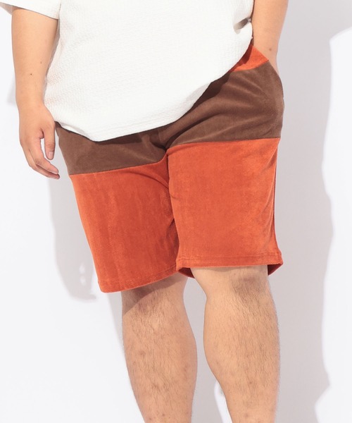 B&T CLUB(ビーティークラブ)の「ショート パンツ パイル ハーフパンツ 短パン メンズ 大きいサイズ ストレッチ 切替配色 パイルショーツ アウトドア レジャー 海 川 夏 B&T CLUB ビーアンドティークラブ(その他パンツ・メンズ・オレンジ/グレー/グリーン・X2(4L~5L)/X1(3L~4L)/X3(6L~7L)/X4(8L~9L))」の17枚目の写真