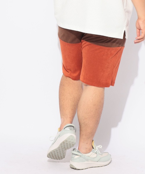 B&T CLUB(ビーティークラブ)の「ショート パンツ パイル ハーフパンツ 短パン メンズ 大きいサイズ ストレッチ 切替配色 パイルショーツ アウトドア レジャー 海 川 夏 B&T CLUB ビーアンドティークラブ(その他パンツ・メンズ・オレンジ/グレー/グリーン・X2(4L~5L)/X1(3L~4L)/X3(6L~7L)/X4(8L~9L))」の15枚目の写真
