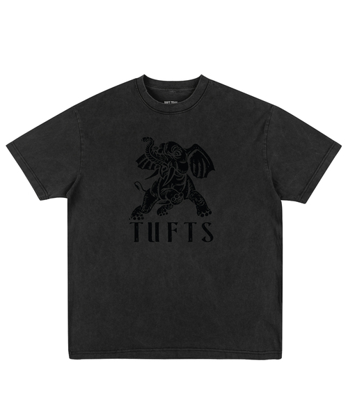 NAVYTEAM(ネイビーチーム)の「TUFTS ピグメント半袖Tシャツ(5色)(Tシャツ/カットソー・レディース・ブラウン/ブルー/ブラック×グレー/ブラック×ブラック/バーガンディー・SMALL/MEDIUM/LARGE/X-LARGE)」の3枚目の写真