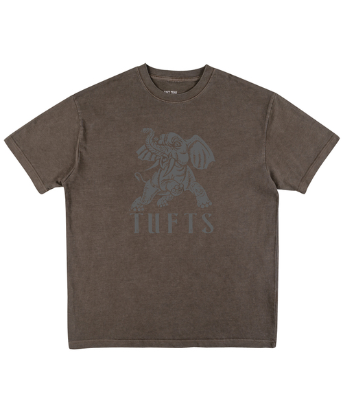 NAVYTEAM(ネイビーチーム)の「TUFTS ピグメント半袖Tシャツ(5色)(Tシャツ/カットソー・レディース・ブラウン/ブルー/ブラック×グレー/ブラック×ブラック/バーガンディー・SMALL/MEDIUM/LARGE/X-LARGE)」の4枚目の写真