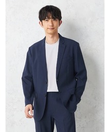 セットアップ ジャケット 2つボタン 防シワ(イージーケア) ストレッチ 通年 吸汗速乾 UVカット【AIR SUIT】