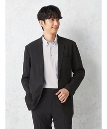 セットアップ ジャケット 2つボタン 防シワ(イージーケア) ストレッチ 通年 吸汗速乾 UVカット【AIR SUIT】