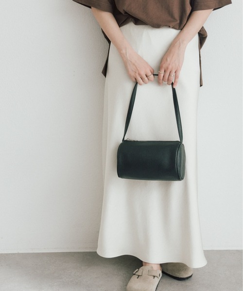 PUAL CE CIN（ピュアルセシン）の「【＠kokiminitaコラボ】シリンダーバッグ（ハンドバッグ・レディース・ブラック・ONE SIZE）」の8枚目の写真