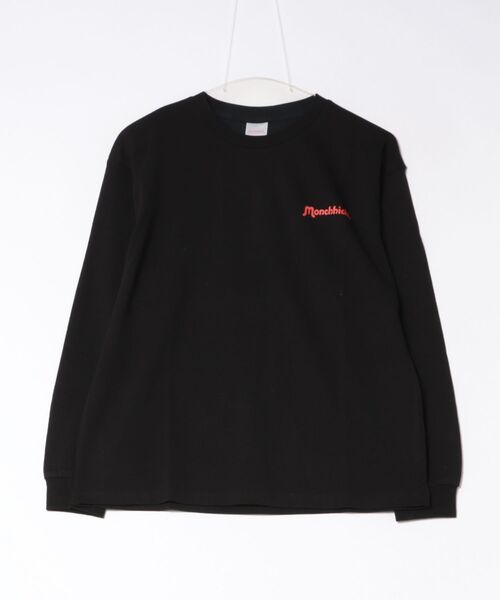 A BAG OF CHIPS(アバッグオブチップス)の「RiCO SUCRE/リコシュクレ モンチッチ ロゴ 長袖Tシャツ レディース ロンT(Tシャツ/カットソー・レディース・ブラック系その他3/ホワイト系その他2/オフホワイト/ホワイト系その他/ブラック/ホワイト/ブラック系その他2/ブラック系その他・FREE)」の8枚目の写真
