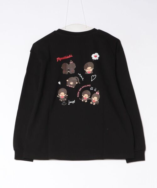 A BAG OF CHIPS(アバッグオブチップス)の「RiCO SUCRE/リコシュクレ モンチッチ ロゴ 長袖Tシャツ レディース ロンT(Tシャツ/カットソー・レディース・ブラック系その他3/ホワイト系その他2/オフホワイト/ホワイト系その他/ブラック/ホワイト/ブラック系その他2/ブラック系その他・FREE)」の13枚目の写真