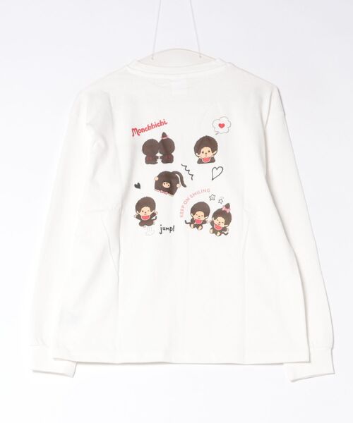 A BAG OF CHIPS(アバッグオブチップス)の「RiCO SUCRE/リコシュクレ モンチッチ ロゴ 長袖Tシャツ レディース ロンT(Tシャツ/カットソー・レディース・ブラック系その他3/ホワイト系その他2/オフホワイト/ホワイト系その他/ブラック/ホワイト/ブラック系その他2/ブラック系その他・FREE)」の14枚目の写真