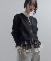新品　Eimee Law ブルゾン アウター フラワーエンブロ ブルゾン グレー Eimee Law｜エイミーロウのブルゾン通販 - ZOZOTOWN