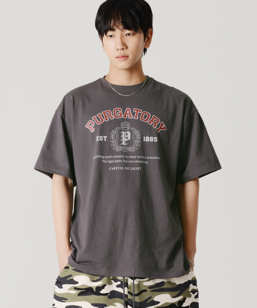 PIECEMAKER(ピースメーカー)の「パガトリクラウン 半袖Tシャツ (チャコール)(Tシャツ/カットソー・レディース・その他・MEDIUM/LARGE)」の1枚目の写真