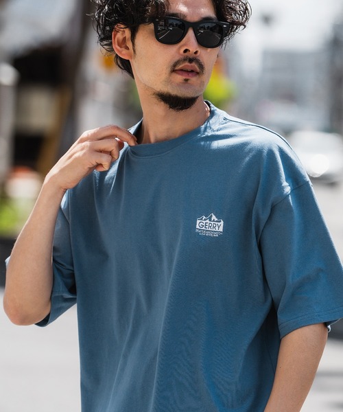 En serio TOKYO（エンソリオトーキョー）の「【GERRY】別注MT刺繍半袖Tシャツ 42-9147G-BJ（Tシャツ/カットソー・メンズ・ブラック/カーキ/オートミール/ホワイト/ダークブルー・MEDIUM/SMALL/LARGE/X-LARGE）」の5枚目の写真
