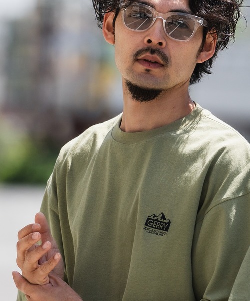 En serio TOKYO（エンソリオトーキョー）の「【GERRY】別注MT刺繍半袖Tシャツ 42-9147G-BJ（Tシャツ/カットソー・メンズ・ブラック/カーキ/オートミール/ホワイト/ダークブルー・MEDIUM/SMALL/LARGE/X-LARGE）」の20枚目の写真