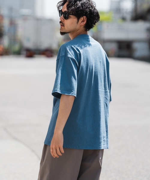En serio TOKYO（エンソリオトーキョー）の「【GERRY】別注MT刺繍半袖Tシャツ 42-9147G-BJ（Tシャツ/カットソー・メンズ・ブラック/カーキ/オートミール/ホワイト/ダークブルー・MEDIUM/SMALL/LARGE/X-LARGE）」の12枚目の写真