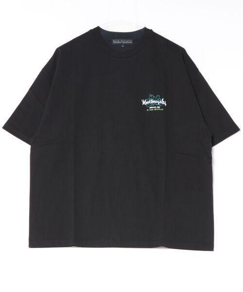 RiNc (リンク)の「【 MARK GONZALES 】 スマイリングハート バックプリント Tシャツ(Tシャツ/カットソー・メンズ・ブラック/ホワイト・L/XL/M)」の2枚目の写真