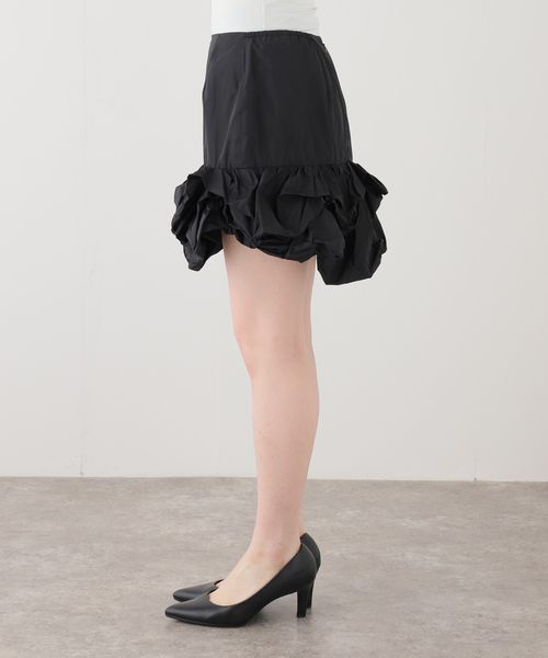 CITYSHOP（シティーショップ）の「MARGE TAFFETA BALLOON HEM COVER SKIRT 1012-0105-038：スカート（スカート・レディース・ブラック・38/36）」の14枚目の写真