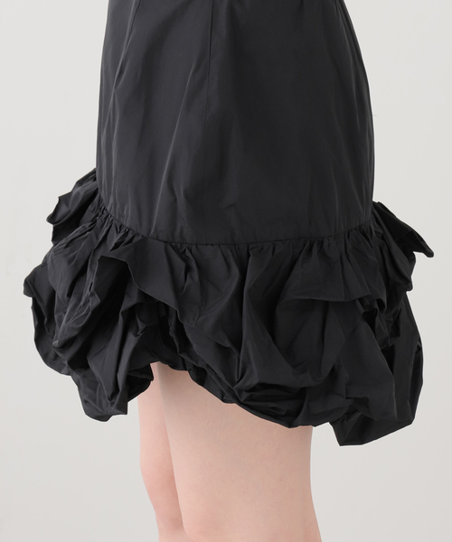 CITYSHOP（シティーショップ）の「MARGE TAFFETA BALLOON HEM COVER SKIRT 1012-0105-038：スカート（スカート・レディース・ブラック・38/36）」の3枚目の写真