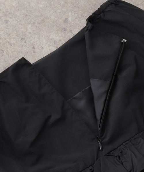 CITYSHOP（シティーショップ）の「MARGE TAFFETA BALLOON HEM COVER SKIRT 1012-0105-038：スカート（スカート・レディース・ブラック・38/36）」の4枚目の写真