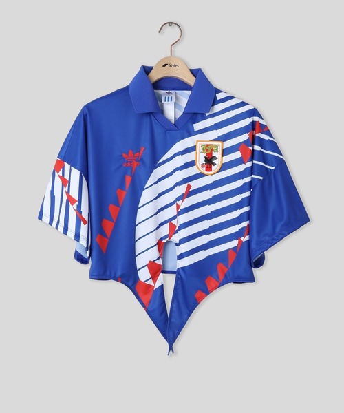 adidas Originals(アディダスオリジナルス)の「adidas WC JAPAN RECONSTRUCTED BRINGBACK JERSEY KE2291(Tシャツ/カットソー・メンズ・ブルー・S/M)」の1枚目の写真