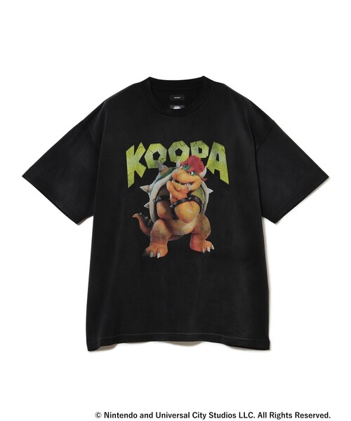 BEAMS（ビームス）の「ザ・スーパーマリオギャラクシー・ムービー / KOOPA TEE（Tシャツ/カットソー・メンズ・ホワイト/ブラック系その他4・XL/L/M/S）」の2枚目の写真