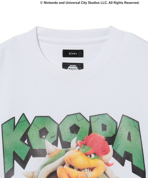 BEAMS（ビームス）の「ザ・スーパーマリオギャラクシー・ムービー / KOOPA TEE（Tシャツ/カットソー・メンズ・ホワイト/ブラック系その他4・XL/L/M/S）」の4枚目の写真