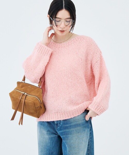NOLLEY’S(ノーリーズ)の「【WEB限定】【Tricots Jean Marc】SESAMY(ニット/セーター・レディース・イエロー/ブラウン/ライトグレー/ベビーピンク・FREE)」の12枚目の写真