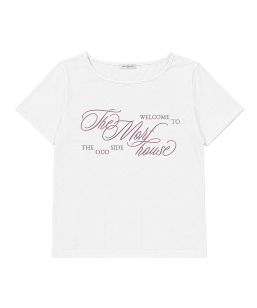 THEMORFHOUSE(ザモーフハウス)の「ザ・オッドサイド オーバーサイズ ワンショルダー 半袖Tシャツ ホワイト(Tシャツ/カットソー・レディース・その他・MEDIUM)」の3枚目の写真