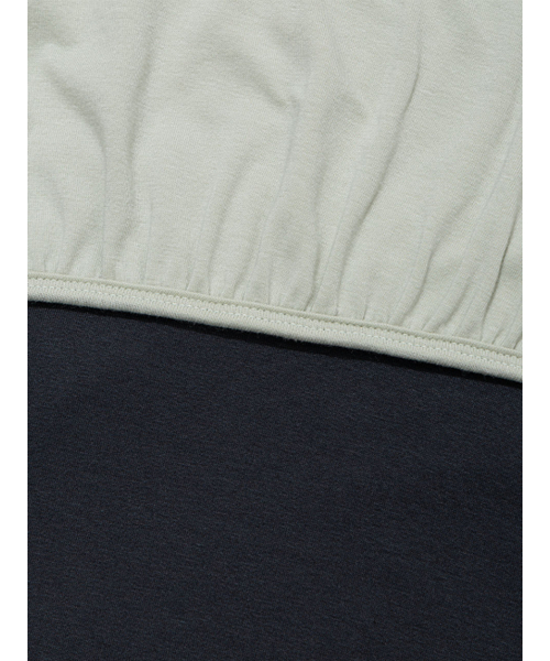 UGLY SHADOW(アグリーシャドウ)の「シャーリングコントラストタンクトップ(ミント)(Tシャツ/カットソー・レディース・その他・1/2)」の7枚目の写真