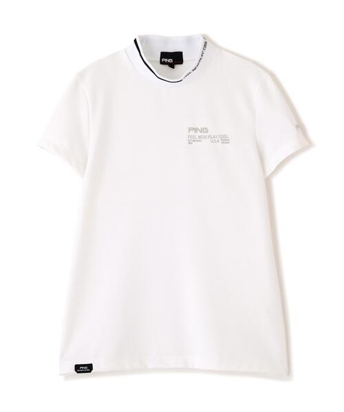 PING(ピン)の「【PING APPAREL】ワッフルロゴジャカード衿半袖ハイネックシャツ (LADIES)(Tシャツ/カットソー・レディース・ホワイト/グレー/ブラック・L/M/S/LL)」の21枚目の写真
