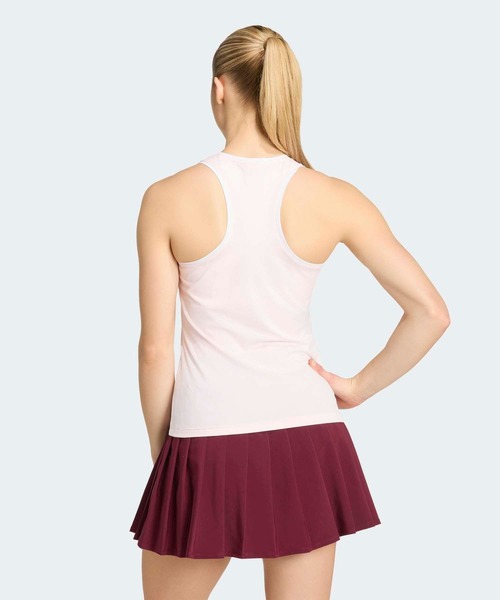 adidas(アディダス)の「テニス クラシック タンクトップ / アディダス adidas(タンクトップ・レディース・ピンク・XX-LARGE/LARGE/MEDIUM/SMALL/X-LARGE)」の2枚目の写真