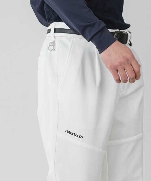 archivio（アルチビオ）の「＜MENS>コットン混ポイント刺繍パンツ（その他パンツ・メンズ・ブラック/ブラウン/ホワイト・M/L/LL）」の5枚目の写真