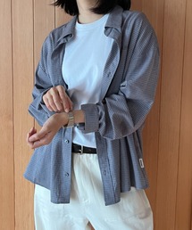 BROKEN BASE（ブロークンベース）の「Pin-check shirt / ピンチェックシャツ（シャツ/ブラウス）」
