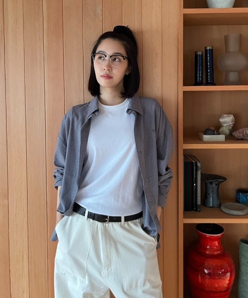 BROKEN BASE(ブロークンベース)の「Pin-check shirt / ピンチェックシャツ(シャツ/ブラウス・メンズ・ブラック/グレー・LARGE/MEDIUM)」の18枚目の写真
