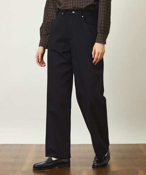 MACKINTOSH PHILOSOPHY(マッキントッシュ フィロソフィー)の「GREY LABEL シンチバックワイドデニム(その他パンツ・レディース・ブラック/ライトブルー・2)」の2枚目の写真