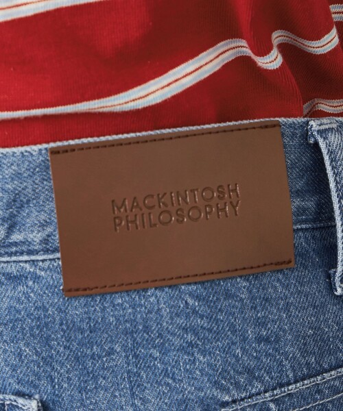 MACKINTOSH PHILOSOPHY(マッキントッシュ フィロソフィー)の「GREY LABEL シンチバックワイドデニム(その他パンツ・レディース・ブラック/ライトブルー・2)」の14枚目の写真